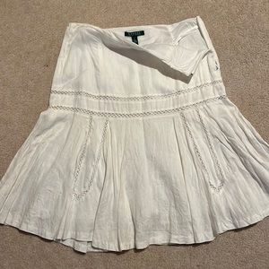 Ralph Lauren white skirt